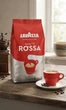 Зернова кава Lavazza Qualita Rossa 1 кг арабіка робуста середнє обсмаження шоколадний смак з кислинкою для кавомашини турки френч преса фільтр кавоварки еспресо капучино лате - зображення 4