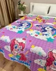 Детское стёганое покрывало из хлопка 150×210 см, Единорожка - изображение 2