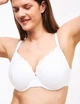 Бюстгальтер женский M&S Collection белый plunge с формованной чашкой и кружевом 95H (3228) - изображение 1