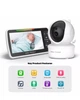 Відеоняня Baby Monitor OnePro SM-650 з 5-дюймовим РК-монітором/ з датчиком звуку/нічне бачення/поворотна відеоняня - изображение 2