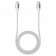 Кабель для зарядки Proove WireX Pro Type-C to Type-C 100W 5A 1.5 м Білий (636170003) - зображення 1