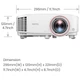 Проектор BENQ TH671S DLP 3000 люмен 1920x1080 короткофокусный для дома Белый (9H.JGY77.1HE) - изображение 7