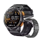 Розумний годинник Modfit Pathfinder GPS Compass Black Steel AMOLED з ремінцем у комплекті - зображення 1