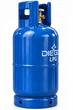 Газовий балон LPG 27л для пропану, бутану та пропан-бутану, сталевий DIEGO - зображення 3