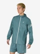 Спортивна вітровка чоловіча ASICS Icon Jacket 2011D456-402 XL Бірюзова (4573690000606) - зображення 1