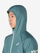 Спортивна вітровка чоловіча ASICS Icon Jacket 2011D456-405 S Бірюзова (4573690000583) - зображення 5