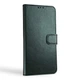 Чехол-книжка для Xiaomi Poco F7 черная (книжка с хлястиком, карманы для карточек) - изображение 1