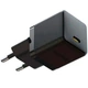 СЗУ Baseus Palm Fast Charger 20W (1USB-C) + кабель Type-C to Type-C (P10111602) Cluster Black - зображення 2