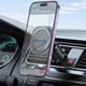 Автотримач Hoco H28 Rainbow ring magnetic (air outlet) Black - зображення 5
