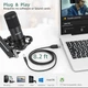 USB микрофон SUDOTACK ST-800, конденсаторный, 192 кГц/24 бит, стойка, поп-фильтр - изображение 4