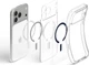 Etui plecki Spigen Ultra Hybrid MagSafe Case do Apple iPhone 18 Pro Max/17 Pro Max Clear Navy Blue (ACS12121) - obraz 6