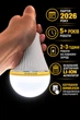 Світлодіодна лампа 20W з акумулятором 18650 аварійна LED-лампочка - зображення 1