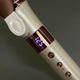 Плойка для волосся 25mm 80-230 °C керамічне покриття LED дисплей VGR V-578 молочний - зображення 6