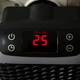 Мини-электрообогреватель 800 Вт с пультом управления и LED дисплеем Handy Heater Turbo серый - изображение 5