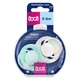 Пустышка силиконовая динамическая LOVI Prime Lagoon/Mint Cream от 0 до 6 месяцев 2 шт (34/451) - изображение 1