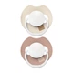 Пустышка Силиконовая Динамическая LOVI Prime 6-18 мес (2 шт.) Ivory Glow/Blush Glow - изображение 1
