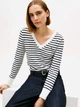 Пуловер женский Tommy Hilfiger XW04713-YBL(Ecru) XW04713-YBL(Ecru) S Экрю (197735779766) - изображение 3