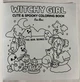 Раскраска антистресс Cute coloring book Witchy Girl 30 страниц - изображение 2