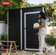 Садовий будиночок Keter Essential 6x4 (183,5 × 111 × 196 см) графіт/білий (263895) - изображение 7