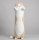 Мягкая Игрушка Кот Батон 110 см, Плюшевый Котик с примпруженными Очиха, Бежевый - изображение 1