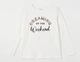 Дитяча піжамна кофта (лонгслів) primark cares 10-11 років (146 см) з принтом "dreaming of the weekend" - изображение 1