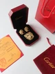 Сережки Cartier золотисті Картьє Голова пантери (211) - зображення 8