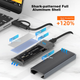Корпус для жорсткого диска MAIWO M.2 NVMe/SATA з двома протоколами, корпус для зчитування SSD типу C/USB 3.2, 10 Гбіт/с, підходить для зовнішнього жорсткого диска ноутбука K1691 - зображення 5