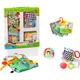 Подарочный набор для раннего развития Jollybaby Baby Cloth Book Early Education Toy Gift Box для детей от 0 до 1 года, подарок в стиле «Полнолуние», набор для обучения новорожденных. - изображение 2