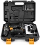 Дрель-шуруповерт аккумуляторная DEKO GQD18DU2-S3 18V (2 аккумулятора, кейс и набор бит/сверл) - изображение 2