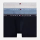 Набір трусів боксерів чоловічих Tommy Hilfiger 09T4409-U9N(Fossil) XL 3 шт Блакитний/Білий/Чорний (198296936865) - зображення 1