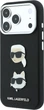 Etui na smartfon Apple iPhone 18 Pro/17 Pro Karl Lagerfeld Saffiano Karl&Choupette Heads Pins Strap Logo Black (KLHCP18LPSWFDHPSK) - obraz 3