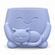 Кашпо 3D More Котолюб 8x8.7x5.6 см 200 мл Блакитний - зображення 1