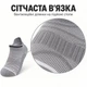 Шкарпетки спортивні для бігу короткі, набір 3 пари, сірі, M (35–40) (SH-RUN-SOCKS-3P-GR-M) - зображення 4