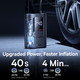 Автомобільний компресор 22 циліндри акумулятор 2500 мА·год USB-C C0119601 чорний - зображення 9
