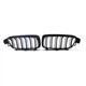 Ніздрі решітки радіатора переднього бампера BMW 3 series F30/F35/F31 2011-2019 Black 2BAR colour - зображення 4