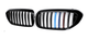 Ніздрі решітки радіатора переднього бампера BMW 5 series G30/G38 2018-2020 Black 1BAR colour - зображення 1
