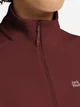 Спортивная кофта женская Jack Wolfskin Astrotrail Fz W A65848-J0211 S Бордовая (4064886781558) - изображение 4