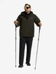 Куртка демисезонная с капюшоном мужская Jack Wolfskin Wisper Ins Jkt M A61870_E0205 S Темно-серая (4064886776691) - изображение 3
