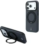 Etui do smartfona Apple iPhone 17 Pro / 18 Pro Mercedes Leather with Ring Stand MagSafe Anthracite (Mer008869) - obraz 1