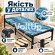 Раскладушка VISTA Ника 200×80 см до 180 кг с матрасом 5 см на 16 деревянных ламелях ортопедическая складная кровать для дома - изображение 3