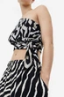 Топ на одно плече H&M 1175482003c33 XL комбинированный (100017147) - изображение 3