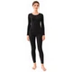 Комплект женского термобелья Lesko 8099 Black 3XL антибактериальный мягкий эластичный - изображение 2