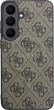 Etui na smartfon Samsung Galaxy S26 FE Guess Embossed 4G Ring Classic Logo MagSafe Brown (GUHMS26FEP4MSEGW) - obraz 2