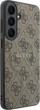 Etui na smartfon Samsung Galaxy S26 FE Guess Embossed 4G Ring Classic Logo MagSafe Brown (GUHMS26FEP4MSEGW) - obraz 4