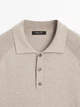 Чоловічий светр Massimo Dutti L бежевий - изображение 8