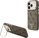 Etui na smartfon Apple iPhone 18 Pro Max/17 Pro Max Guess 4G PU Triangle Logo & Stand Camera Magsafe Brown (GUHMP18XPCS4GPTW) - obraz 7