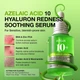 Сироватка ANUA Azelaic Acid 10 Hyaluron Redness Serum 30 мл для обличчя Ануa з 10% азелаїновою кислотою та гіалуроновою кислотою від почервоніння та висипань, для зволоження та вирівнювання тону - зображення 3