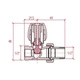 Кран радиаторный Icma 1/2" с антипротечкой прямой №813+940 - изображение 6