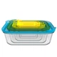 Стеклянные контейнеры для хранения продуктов Joseph Joseph Nest х 4 шт Multicolor 81060 (01000566) - изображение 4