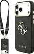 Etui na smartfon Apple iPhone 18 Pro/17 Pro Guess 4G Big 4G Classic Logo Big Strap Metal Buttons Black (GUHCP18LP4G4BCSK) - obraz 1